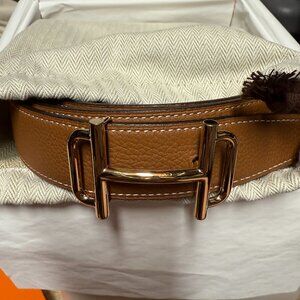 Authentic Hermes 32mm Constance Reversible Belt size 90